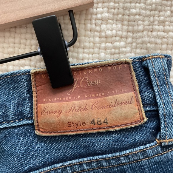 J Crew‎ 484 Slim-fit stretch jeans Dockrey wash Mens 34x34 Kurabo Fabric Classic - Picture 8 of 9